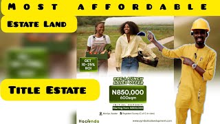 N3.8m Hectare 15plots Of Land Fully service Estate