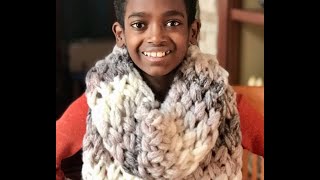 EZ Wool Scarf Tutorial with Jonah's Hands