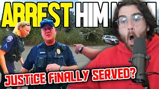 Hasanabi Reacts to Good Cop Gets Bad Cop Fired and Arrested | Audit the Audit