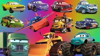 Looking For Disney Pixar Cars 3 Lightning Mcqueen, Luigi, Hudson Hornet, Bobby Swift, Fillmore, Mack