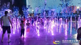 Dry Fountain  Floor Fountain Square Fountain/ Music Fountain line spray colorful playing fountain