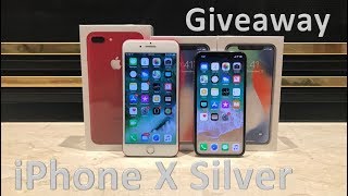 iPhone X Silver Unboxing, Review, & Giveaway [OPEN]