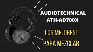 AUDÍFONOS PARA MEZCLAR | AUDIOTECHNICAL ATH-AD700X [Review]