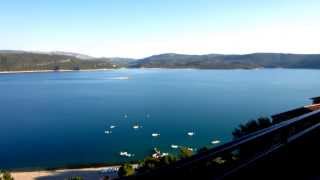 Löschflugzeug auf dem Lac de St Croix du Verdon