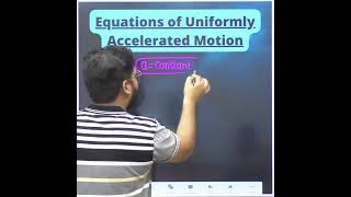 EQUATIONS OF MOTION 🔥 EQUATIONS OF UNIFORMLY ACCELERATED MOTION 🔥 MOTION IN STRAIGHT LINE