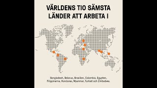 Global Rights Index 2021: Belarus och Myanmar på fackens svarta lista