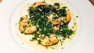 How To Roast Tiger Prawns in a Garlic and Parsley Sauce