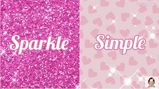 Sparkle 🌟 Vs Simple 🌸 || What will you choose? || 💖💖💖 || #shorts #ytshorts