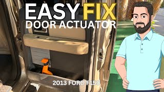 2013 Ford F150 Rear Door Actuator Fix: Easy DIY Repair Tutorial