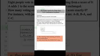 The Perfect Answer for Today Only: 1107 Combinations Explained #exceltricks #exceltips