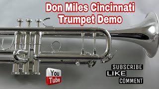 Don Miles Cincinnati Trumpet Demo