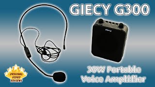 Giecy G300 Review - 30W Portable Voice Amplifier With Bluetooth 🎤🔊