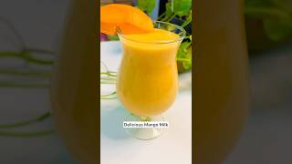 Delicious Mango Milk!!!                         Summer drink #mango juice