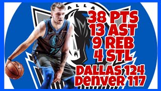 Luka Doncic Game Highlights vs Denver Nuggets