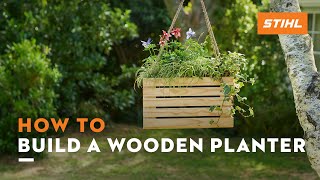 How to build a wooden planter | STIHL​​