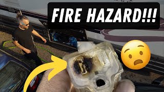 RV Extension Cord Almost Causes Fire!