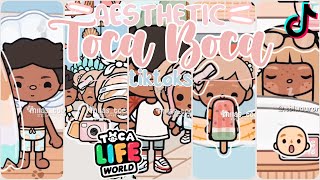 🫐45 minutes of Aesthetic Toca Boca (routines, roleplay, cooking etc.)| Toca Boca