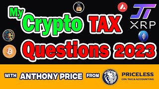 My Crypto Tax Questions - LLC, Trades, Staking, Airdrops, and More  - Anthony Price