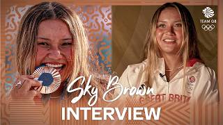 "I Feel Powerful!" 💪🛹️ | Sky Brown Wins Her Second Bronze Medal In Skateboarding 🥉🥉 | Team GB