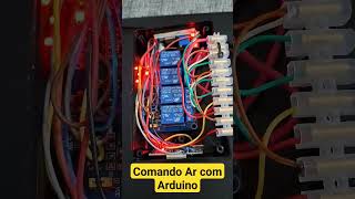 Comando compressor Ar condicionado com arduino lendo transdutor de pressão.