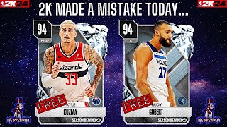 2K MADE A MISTAKE TODAY BUT THEN DID SOMETHING GOOD | NBA 2K24 MYTEAM