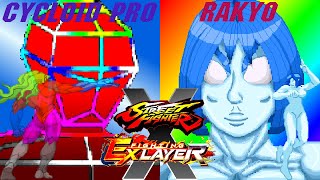 Street Fighter x Fighting EX Layer - Rakyo and [Cycloid Pro (Final Boss)]