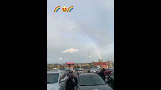 Full rainbow wow 🌈 #rainbow #sky #wow #trending #viral #shorts #youtubeshorts #nature #aurora #love