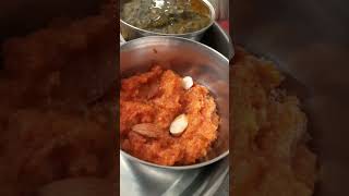 Winter Specail Punjabi Thali❤️ Makki di roti❤️Sarson ka saag❤️ Carrot halwa#shorts