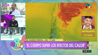 Ola de calor: alerta roja en el AMBA