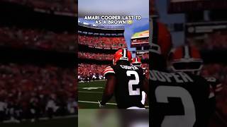 Amari Cooper last TD as a Brown…