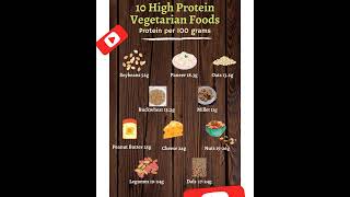 10 high protein vegetarian food