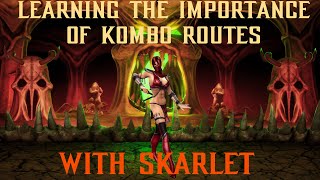 MK11: Learning the Importance of Kombo Routes #mortalkombat #skarlet #mk11