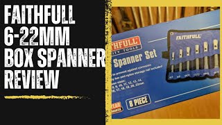 Faithfull 6-22mm Box Spanner set review