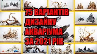 75 варіантів дизайну акваріума за 2021 рік. Хардскейп в Україні. Dmitiry Mamin