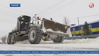 Контроль за уборкой снега в Уренгое ведётся постоянно