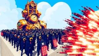 200x CLOCKMAN + TITAN GIANT vs 3x EVERY GOD - Totally Accurate Battle Simulator TABS