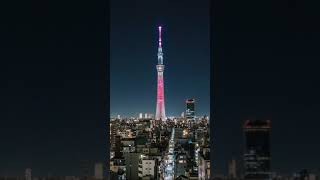 Tokyo Skytree light show #tokyo #lights #amazing