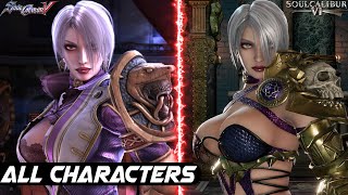 SoulCalibur VI vs SoulCalibur V - All Characters Comparison + Critical Finish