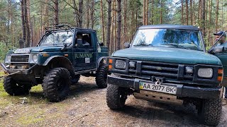 ЖЕСТКИЙ OFFROAD И МИНУС ТРИ МАШИНЫ SUZUKI SAMURAI UAZ NIVA JEEP WRANGLER RUBICON