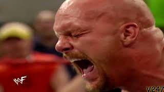 "Stone Cold" Steve Austin vs Chris Benoit RAW 5/28/2001 Highlights