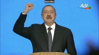 Prezident İlham Əliyev: "Yaşasın, Azərbaycan!"