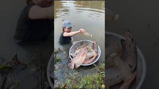 unbelievable girl in the water queen catch fishing #fishing #shorts #trending