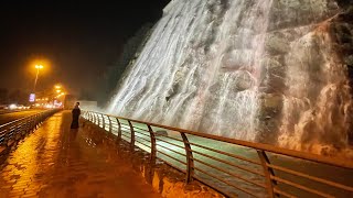 Khorfakkan waterfalls and Amphitheater #letskhorfakkan #touristspot