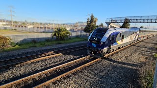 Capitol Corridor train 529 @ Suisun-Fairfield 3/19/24.