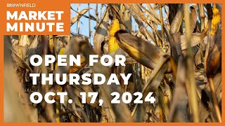 Soybeans and corn are down Thursday morning | Opening Market Minute