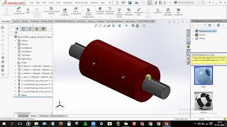 How to design Split Muff coupling in solidworks