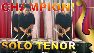 CHAMPION Solo Tenor Open - Roberto S. Dela Cruz | MMC 6th Invitational Drum and Lyre Competition