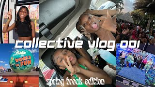 COLLECTIVE VLOG 001| spring break edition pool party, fair, arcade, w/friends