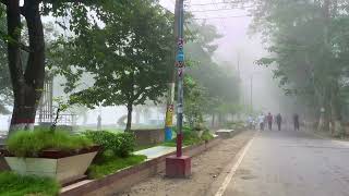 Walking on road | Mymensingh park | Winter Morning