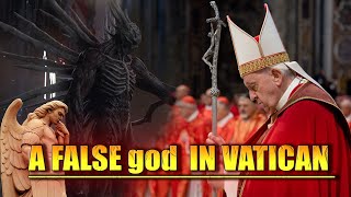 For the sin of the ABOMINATION that exists in the Vatican by worshiping false gods - Lorena